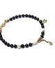 bransoletki z kamieni naturalnych Pearls /navy blue / perły naturalne vol. 1