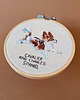 Ozdoby na ścianę Ręcznie Haftowana Sylwetka Cavalier King Charles Spaniel