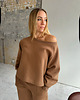 bluza bez kaptura damska Bluza LOFF Camel