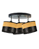 plafony Lampa sufitowa do salonu w stylu glamour DAKOTA GOLD