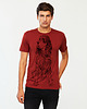 t-shirty męskie Scottish Setter Dog Men's T-shirt marsala