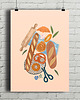 plakaty Chrupiące bagietki - plakat fine art