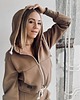 bluza z kapturem damska Bluza PICKY Camel
