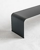 półki Minimalistyczny metalowy stojak na buty, CZARNY