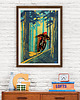 plakaty Log Jumper - plakat rowerowy 50x70 cm