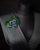 broszki Peacock Eye- broszka soutache