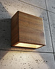 kinkiety Lampa drewniana Kinkiet Orzech 20cmx20cm DREWNO
