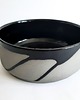 miski i misy Matowa miska ceramiczna czarna