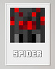 obrazy i plakaty do pokoju dziecięcego Minecraft plakat "Spider"