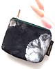 portfele damskie Portfel card holder  z weluru Piwonia