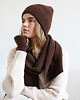 rękawiczki damskie Mitenki Merino & cashmere czekoladowe