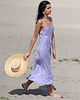 sukienki midi damskie Długa sukienka w stylu bieliźnianym (slip dress), ENGLISH LAVENDER