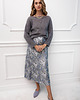 swetry damskie  Boat neckline mohair sweater