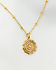 złote naszyjniki Naszyjnik złoty medalion , naszyjnik moneta