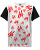 t-shirty dla dziewczynki T-shirt Girl DR.CROW Hahaha Black