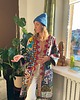 kurtki damskie Zjawiskowe ocieplane kimono patchwork