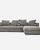 sofy i szezlongi Narożnik KOPENHAGA szary, skandynawski design