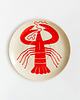 Ozdoby na ścianę Talerz na ścianę - rak czerwony