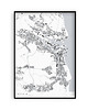 plakaty Mapa Gdyni,  Plakat Gdynia,  Mapy miast
