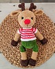 misie i maskotki Szydełkowy świąteczny Renifer maskotka handmade