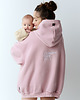 bluza z kapturem damska Bluza z kapturem COOLEST MOM EVER róż