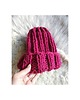 czapki damskie Czapka beanie handmade fuksja