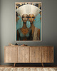 plakaty Oblicza Innych Wymiarów - Plakat - Druk - Abstrakcja, Surrealizm, Loft #21