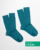 skarpetki damskie Skarpetki Essential - Aqua Horizon - Turkusowy - Zestaw 2 pary (unisex)