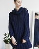 swetry damskie  Sweter z motywem warkoczy