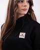 bluza z kapturem damska Bluza czarna bawełna organiczna GOTS