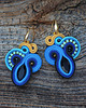 kolczyki soutache Etniczne kolczyki soutache