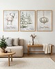 plakaty Zestaw 3 plakatów White bauble