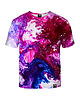 t-shirt damskie Damski T-shirt DR.CROW Akwarel Marble
