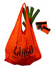 portfele damskie Zestaw prezentowy  - SHOPPER NEON ORANGE  + PORTFELIKI  MESH ORANGE