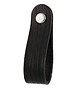 gałki do mebli Skórzany uchwyt meblowy COLORISO BLACK WOOD L