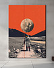 obrazy Apollo 11 - Obraz na płótnie - Druk, Blejtrama - Minimalistyczny Kolaż #2