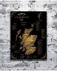 plakaty WHISKY Szkocka regiony destylarnie plakat grafika