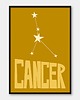 plakaty Plakat RAK - CANCER Znaki Zodiaku Gwiazdozbiór