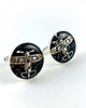 spinki do mankietów SPINKI - Aviator Silver (black) - samoloty