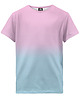 t-shirty dla dziewczynki T-shirt Girl DR.CROW Ombre Pink Blue