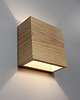 kinkiety Lampa drewniana Kinkiet Jesion 20cmx20cm DREWNO
