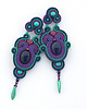 kolczyki soutache Słoneczne boho kolczyki 5