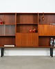 regały i półki Biblioteczka tekowa, duński design, lata 70, produkcja: Dania