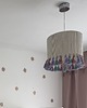 lampy do pokoju dziecka Lampa wisząca do pokoju dziecięcego, chwosty, koraliki