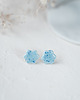 kolczyki ceramiczne Kolczyki porcelanowe FORGET-ME-NOT