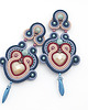kolczyki soutache Boho kolczyki