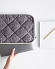 etui na laptopa Lniane etui na laptopa CHARCOAL
