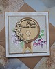 kartki scrapbooking Kartka na Komunię dla dziewczynki (w kopercie)