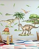 naklejki ścienne do pokoju dziecka Naklejki Dinozaury - Allozaur, Iguanodon, Pteranodon i Dimetrodon A213