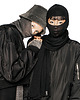 czapki damskie Clear balaclava /  black cashmere